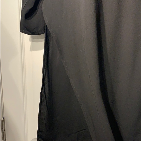 Black Assymetrical Tunic 3/4 Sleeve - Picture 4 of 10